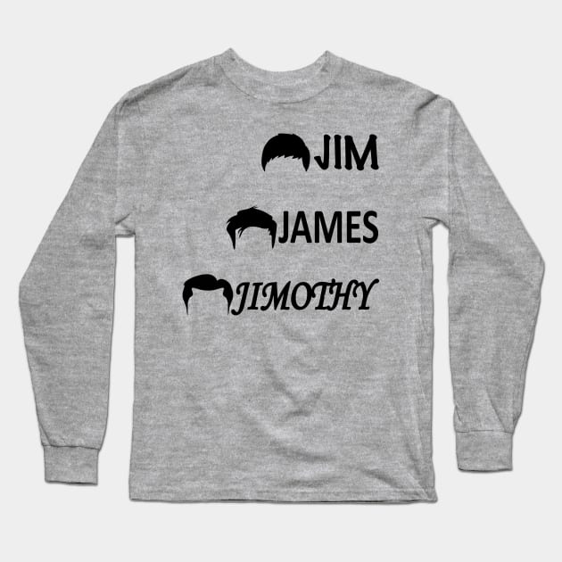 Jim James Jimothy Long Sleeve T-Shirt by DrizzyRizzle